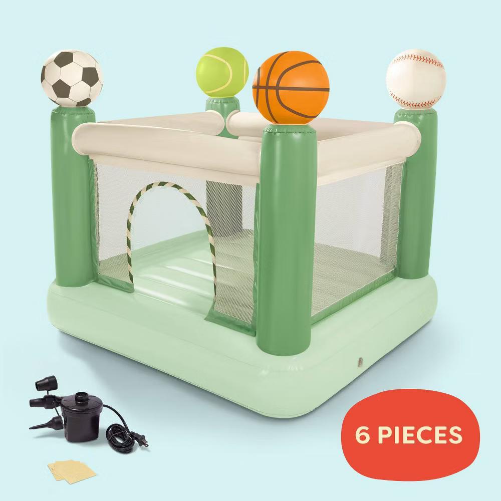 Game Day Bounce House - 6 foot Inflatable Sports Bouncy Castle for Kids - Image 5