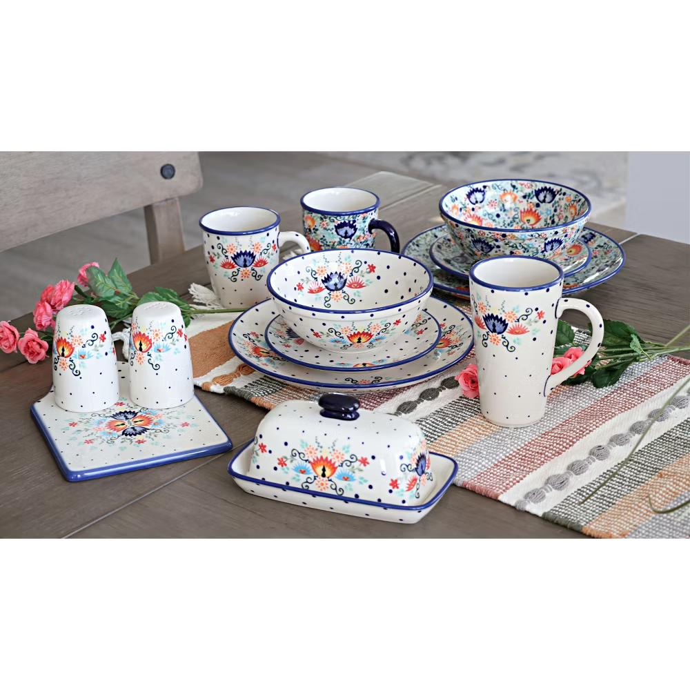 Blue Rose Polish Pottery Manufaktura Cereal Bowl - Image 15