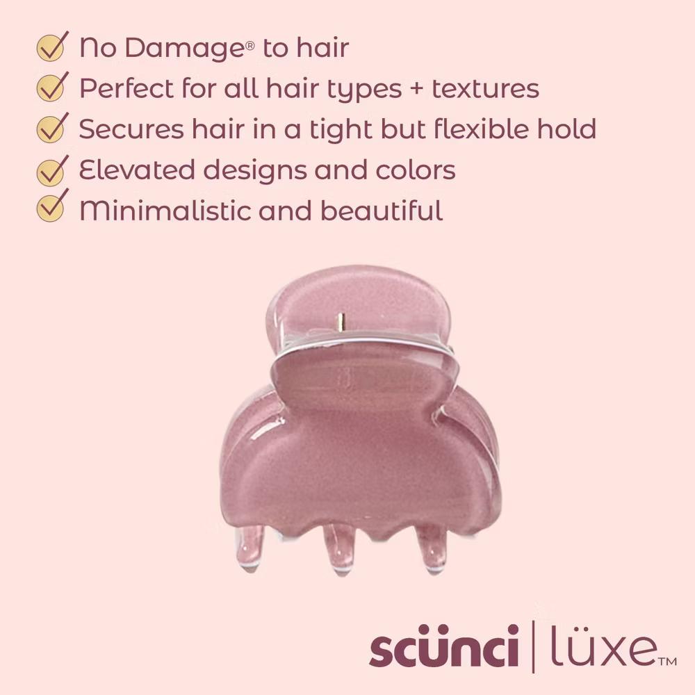 lüxe Mini Acrylic Classic Claw Clips - 6pcs: Hair Styling For All Hair Types - Image 6