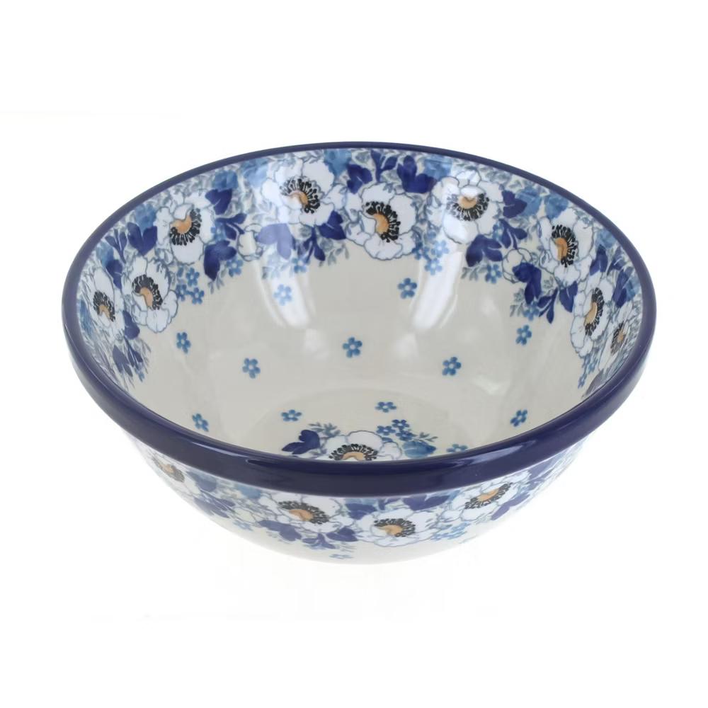 Blue Rose Polish Pottery Ceramika Artystyczna Cereal Bowl - Image 17