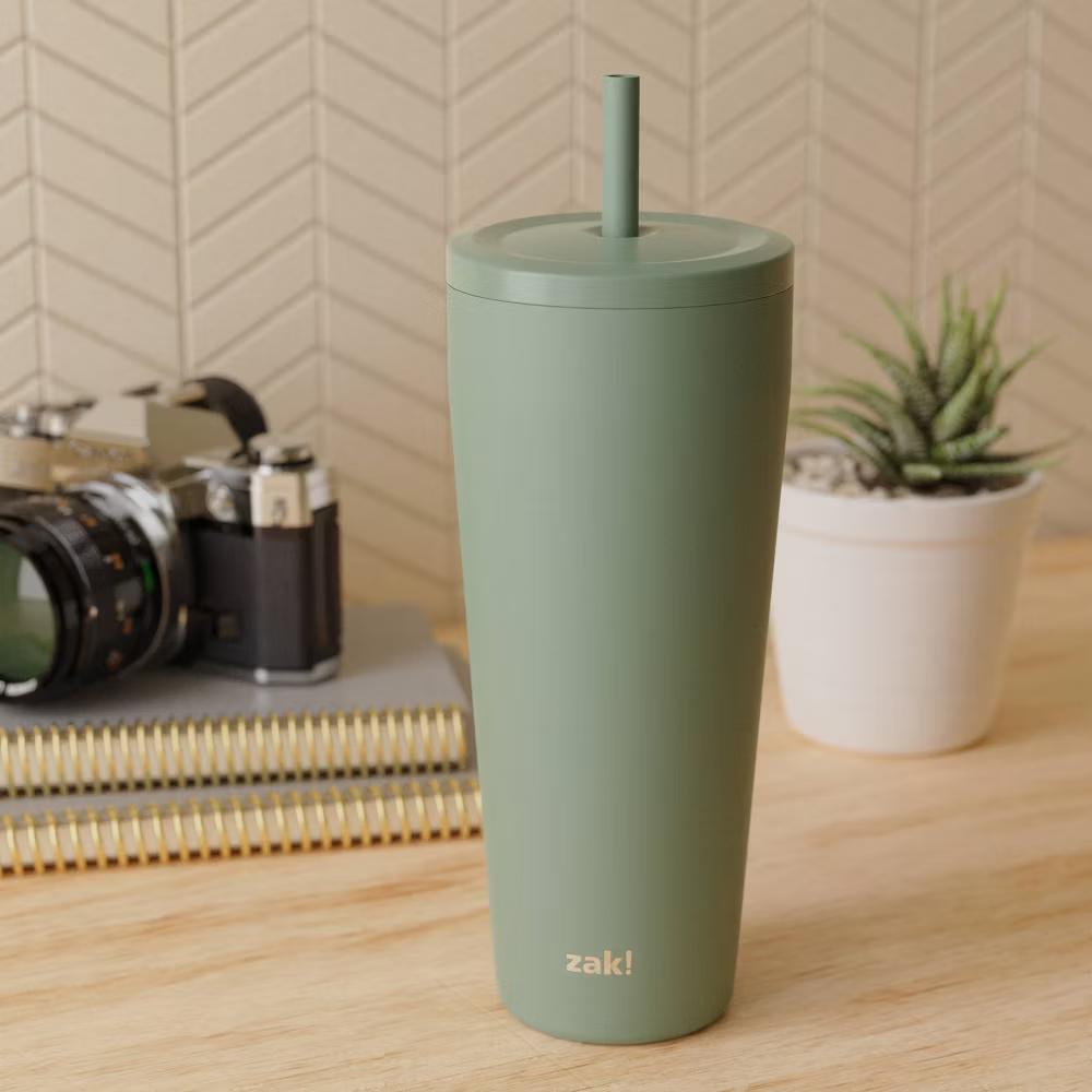 30 fl oz Stainless Steel Straw Tumbler - Image 5