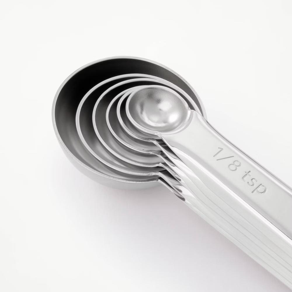 6pc Stainless Steel Measuring Spoons - Image 7