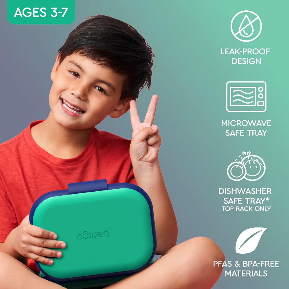 Kids' Chill Lunch Box, Bento-Style Solution, 4 Compartments & Removable Ice Pack - Image 33