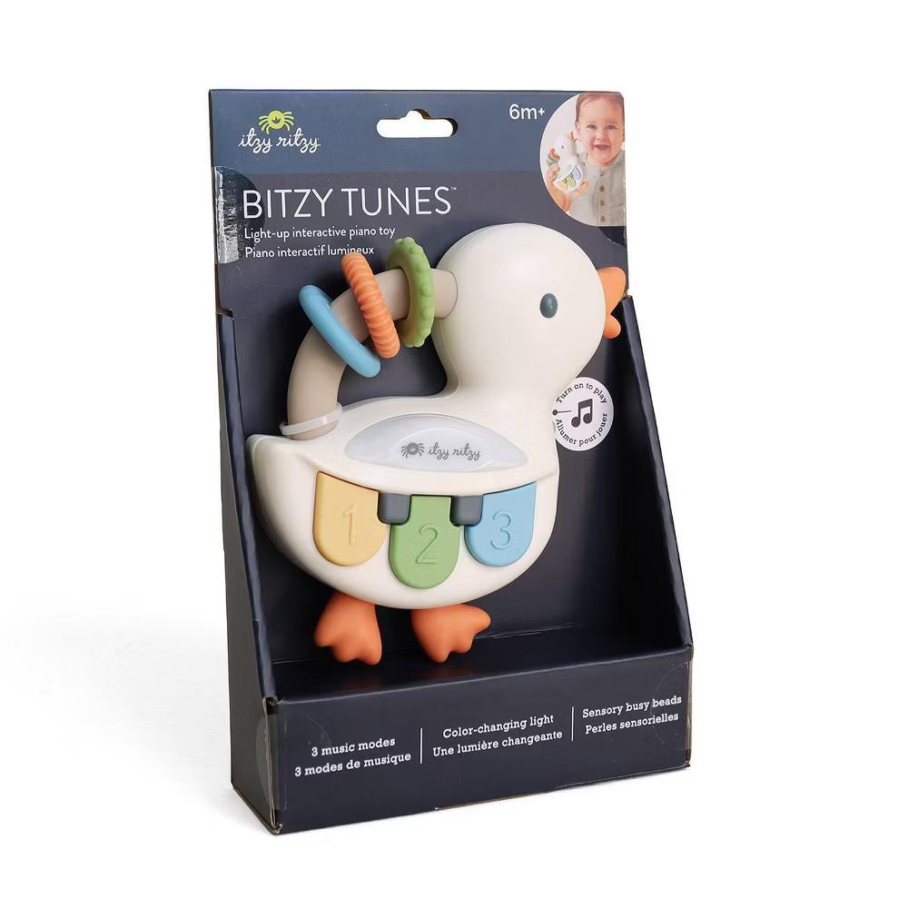 Bitzy Tunes Light Up Interactive Piano Toy - Goose - Image 6