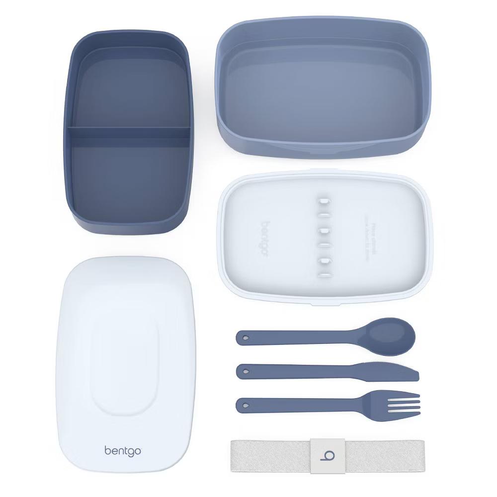 Classic All-in-One Stackable Lunch Box Container with Built in Flatware - Image 54