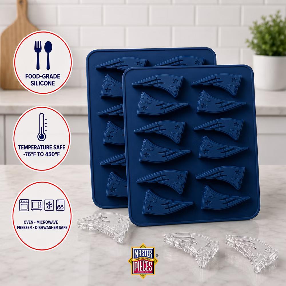 FanPans 2-Pack Team Ice Cube Trays - NFL New England Patriots - Image 4