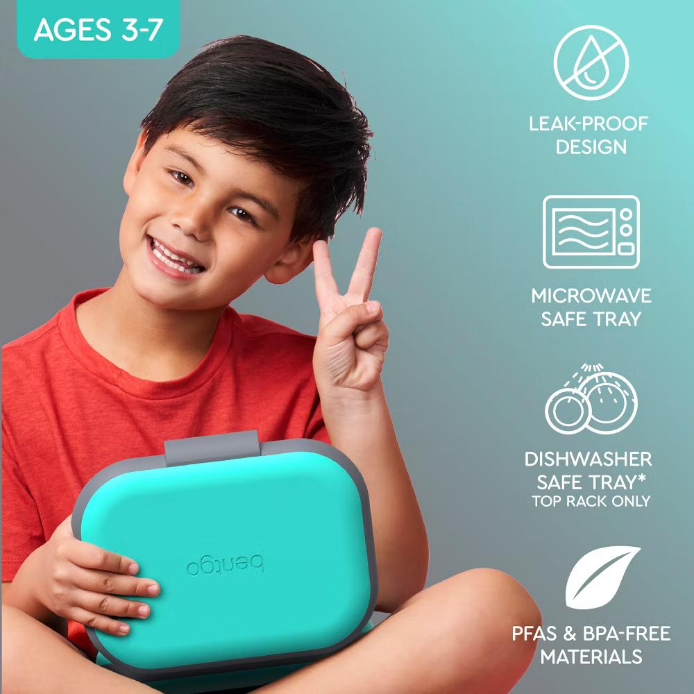 Kids' Chill Lunch Box, Bento-Style Solution, 4 Compartments & Removable Ice Pack - Image 65