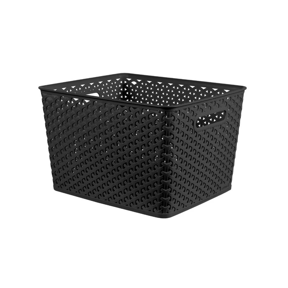 Y-Weave Large Decorative Storage Basket - Image 3