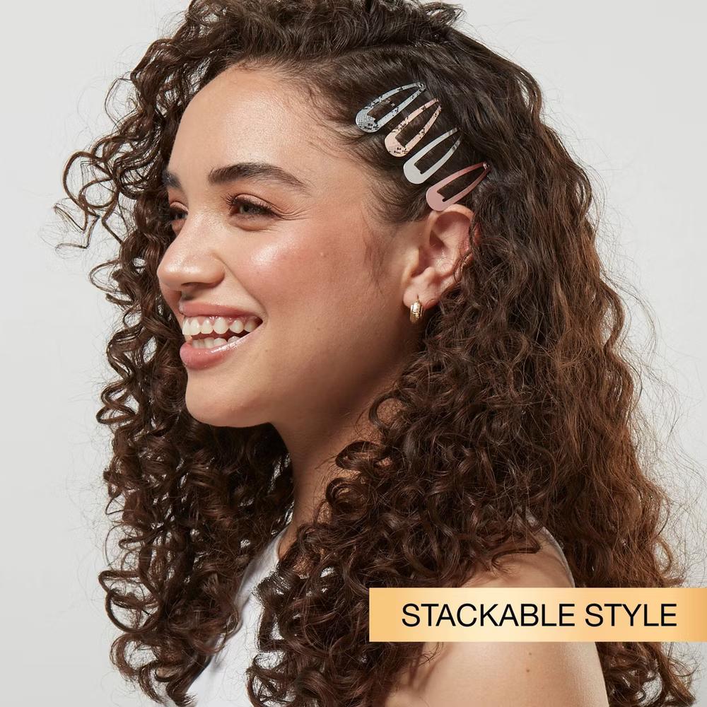 Metal Snap Clips - Assorted Colors - All Hair - 10pcs: Hair Styling, Fashion, Securing Hair - Image 6