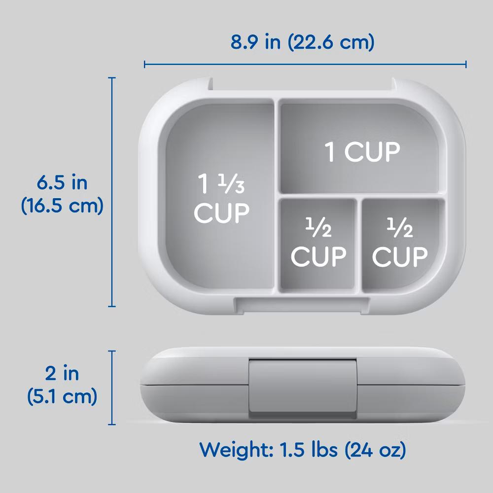 Kids' Chill Lunch Box, Bento-Style Solution, 4 Compartments & Removable Ice Pack - Image 52