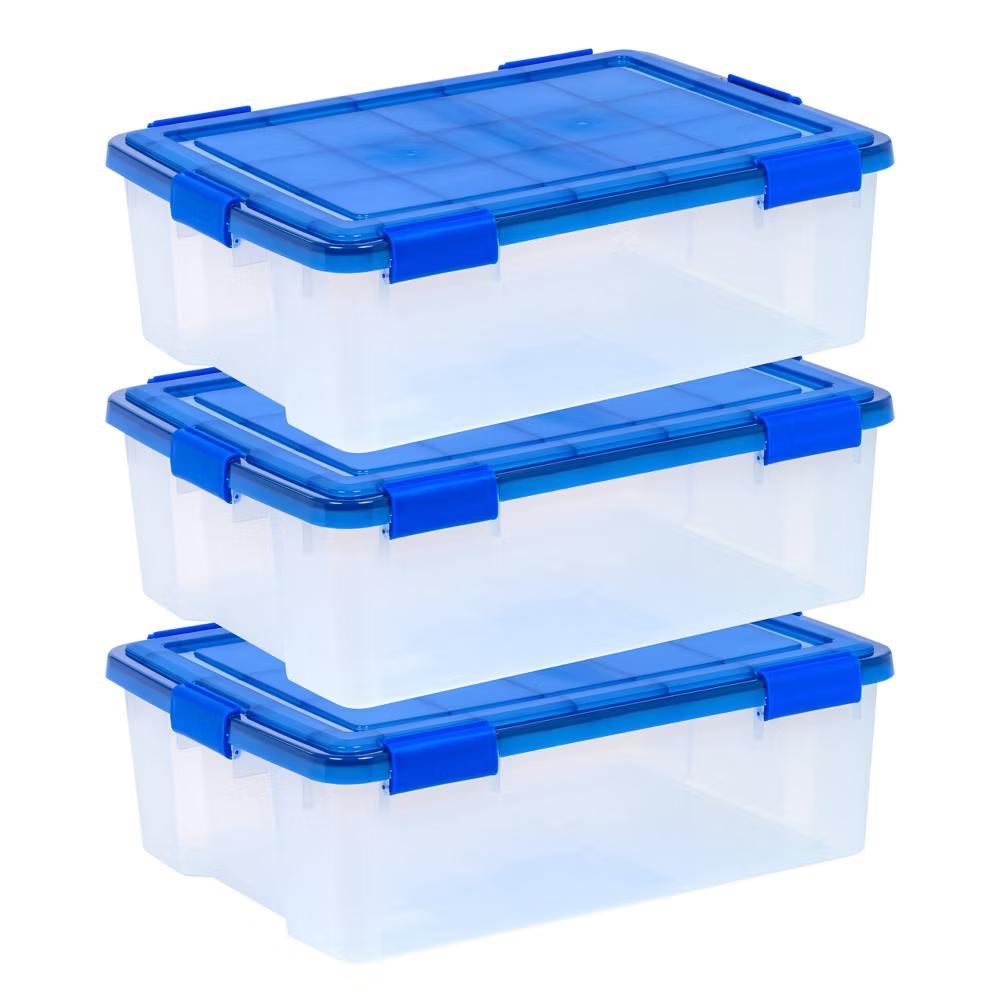 IRIS WeatherPro Plastic Storage Bin with Lid - Image 38