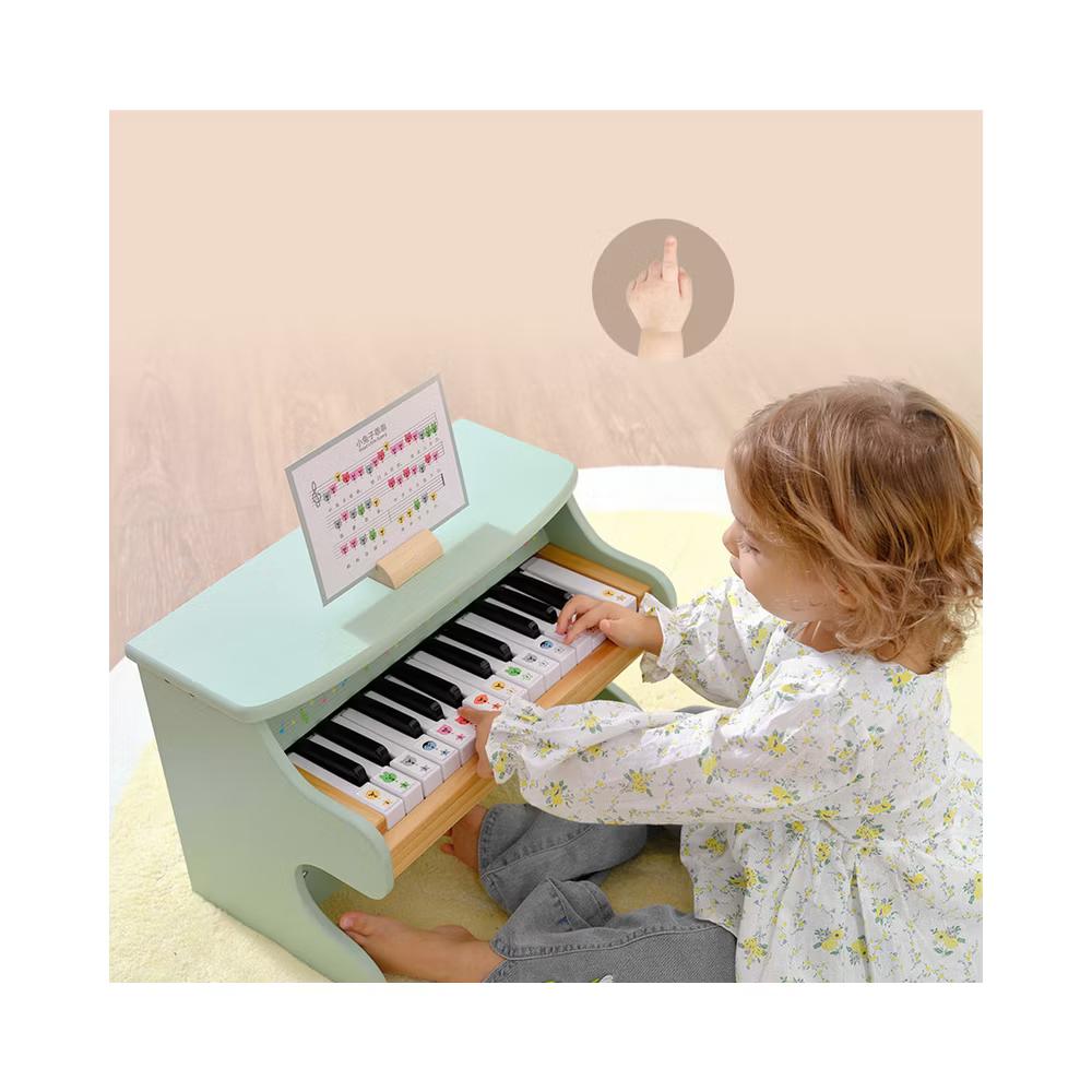 Freniland™ - Kids Piano Keyboard, 25 Keys Digital Piano for Kids, Mini Music Educational Instrument Toy, WoodenToy for Toddlers Girls Boys - Image 2