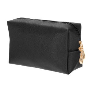 Waterproof PU Leather Travel Toiletry Organizing Square Makeup Bag
