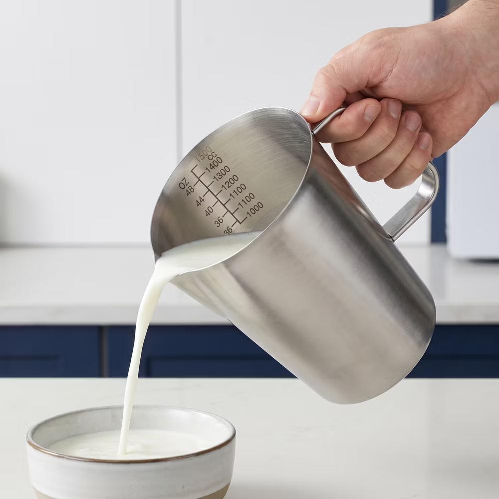 Measuring Cup, 1 Cup Stainless Steel Measuring Cup with Easy Read Lines for Baking Recipes - Image 11