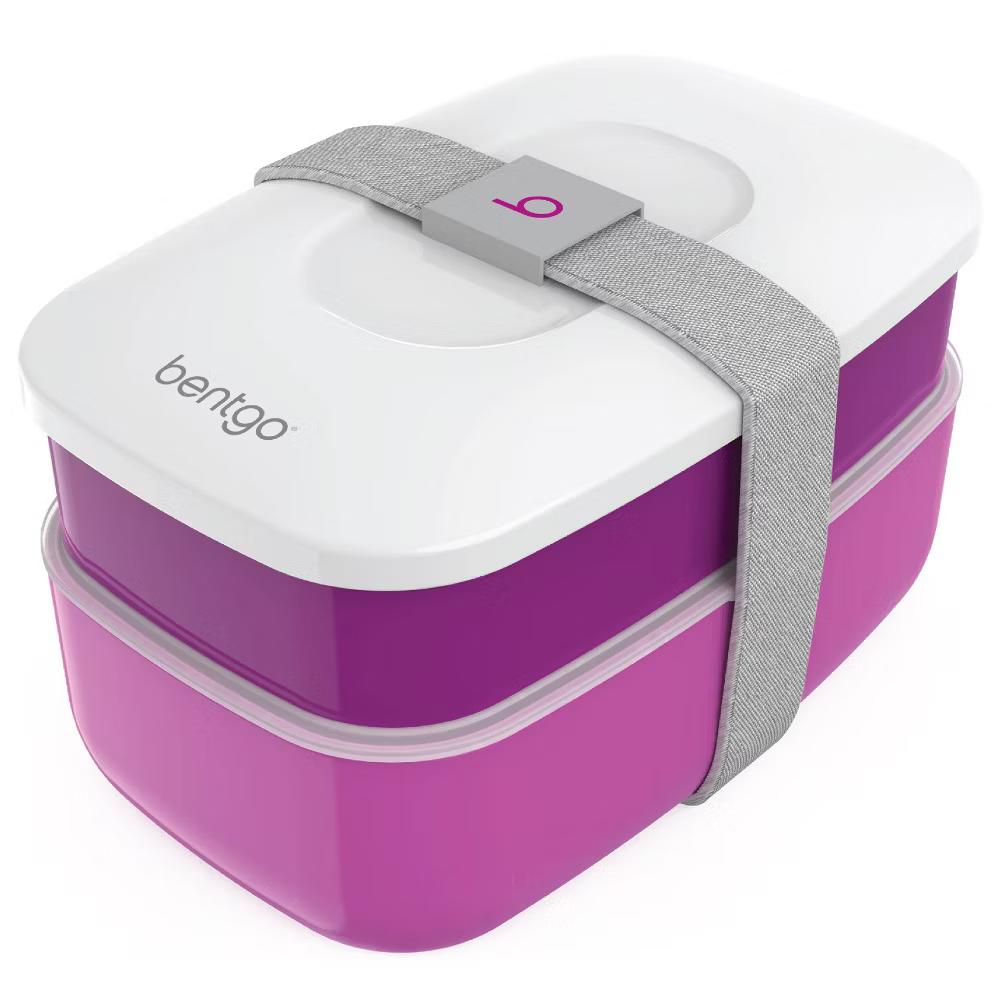 Classic All-in-One Stackable Lunch Box Container with Built in Flatware - Image 29