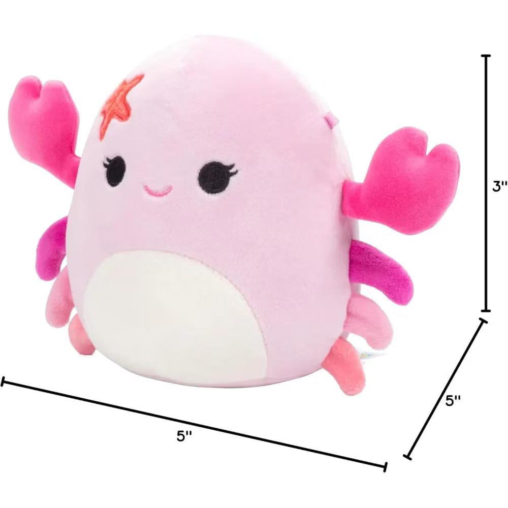 5-Inch Cailey The Crab - Official Little Plush- Collectible Soft & Squishy Mini Stuffed Animal Toy- Gift for Kids, Girls & Boys - Image 4
