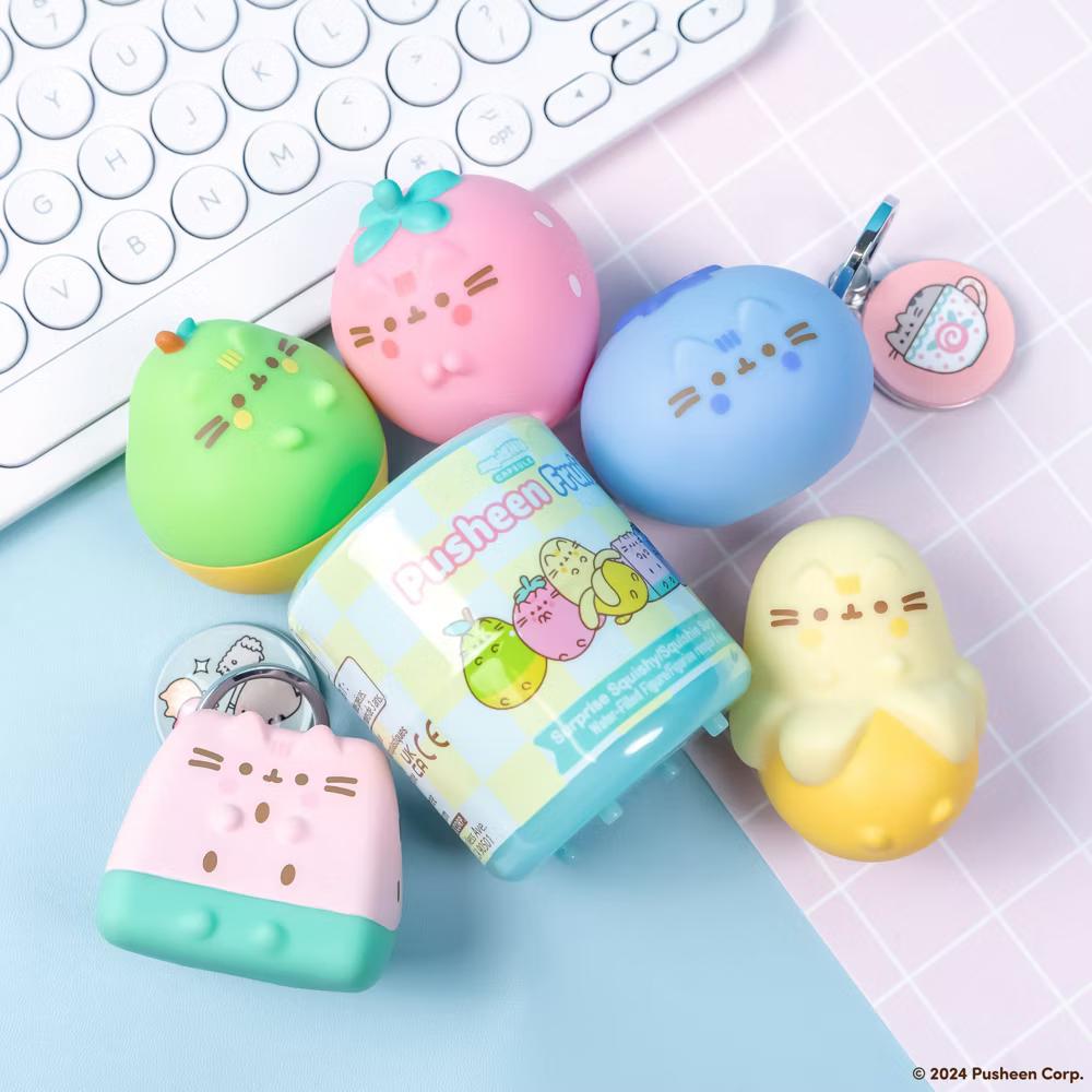 Capsule Pusheen The Cat Surprise Blind Toy Squishy Collectible Figurine SquiSHU Series 5 - Fruits - Image 5
