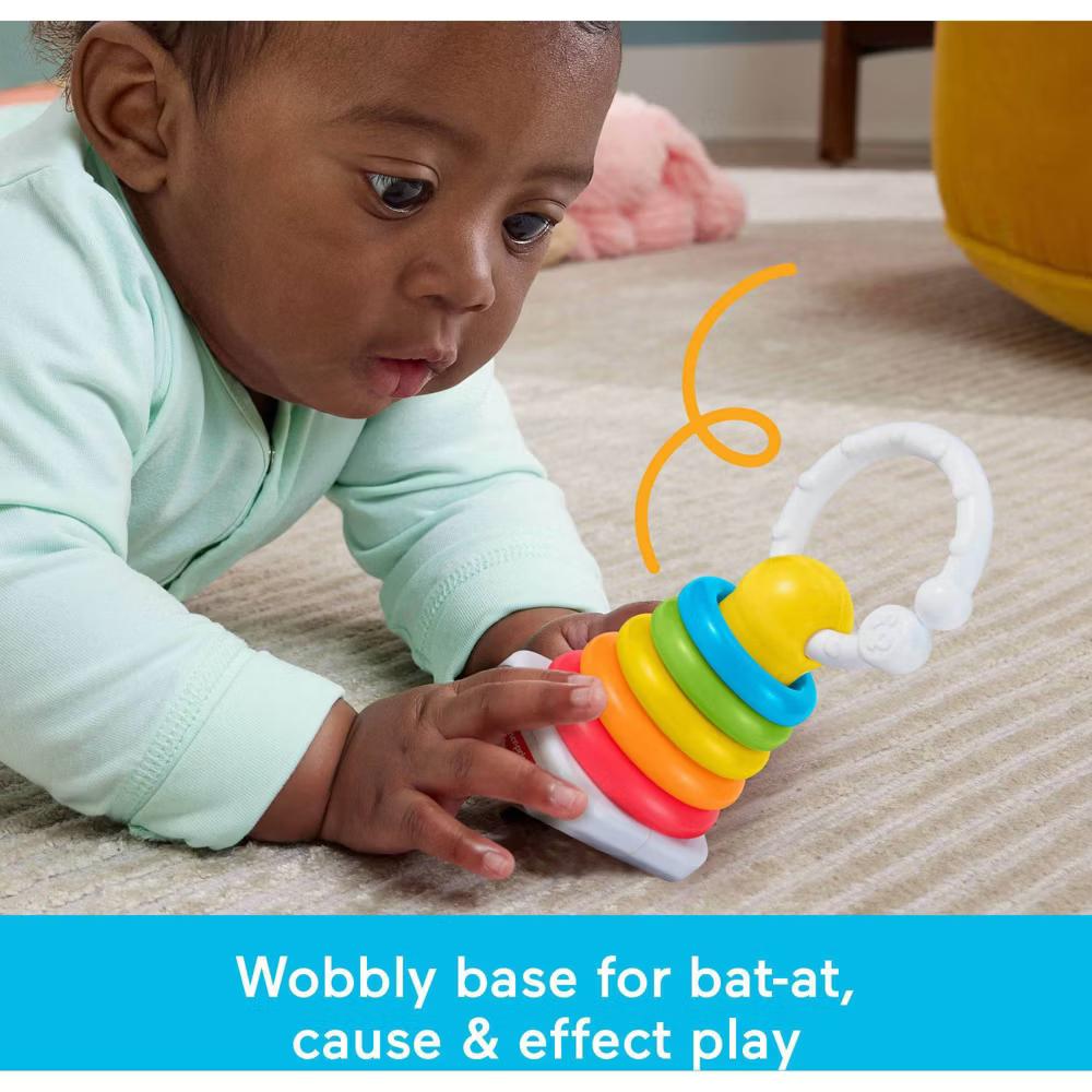 Fisher-Price Newborn Classic, Baby Rattle & Sensory Learning Activity Toys for Developmental Play - 2pk - Image 3
