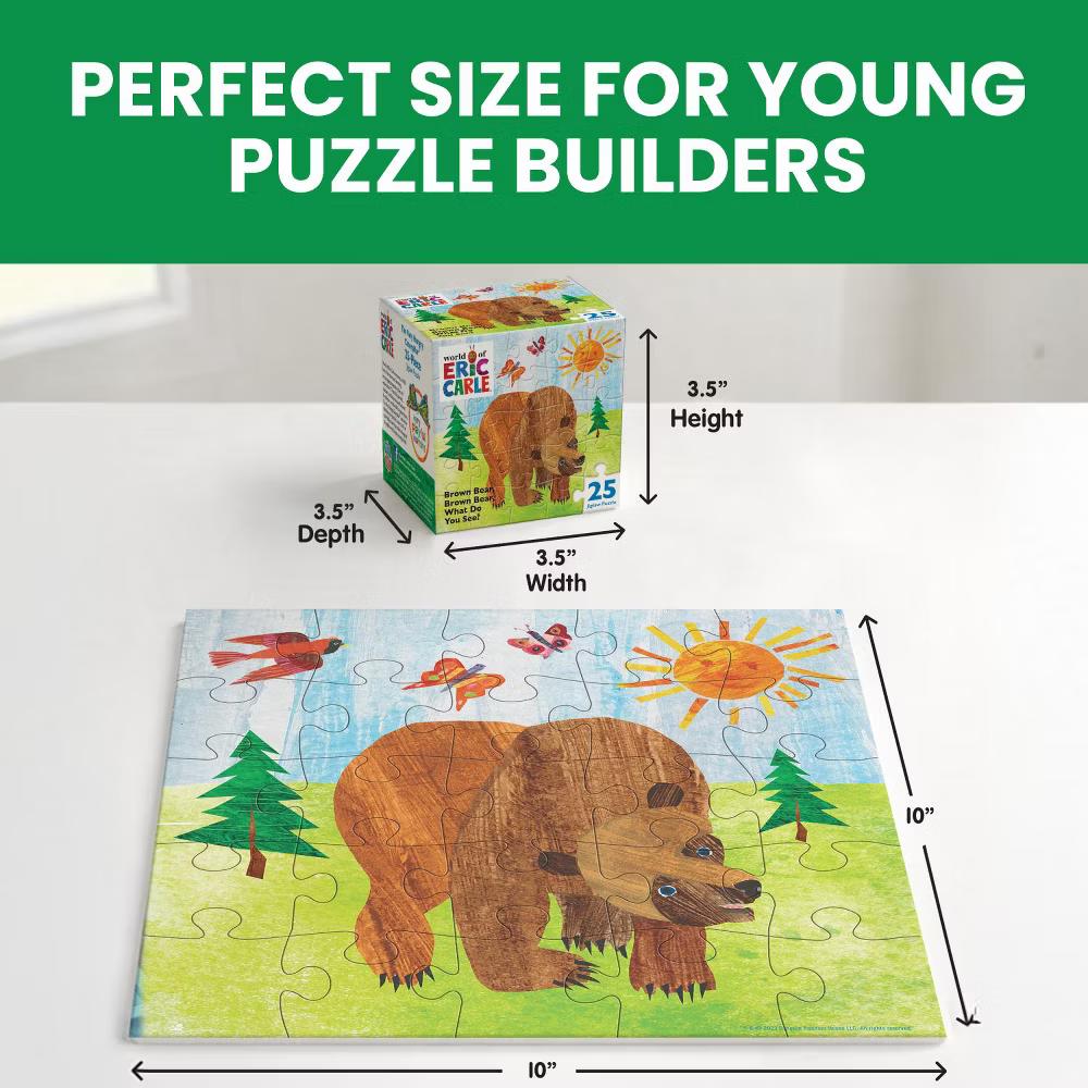 World of Eric Carle - Brown Bear 25 Piece Jigsaw Puzzle - Image 5