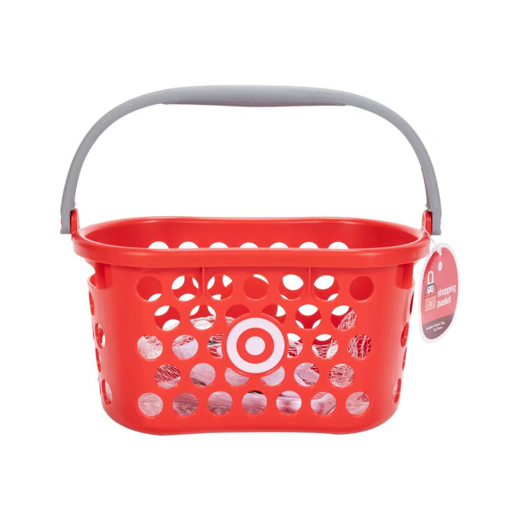 Target Toy Shopping Basket - Red - Image 4