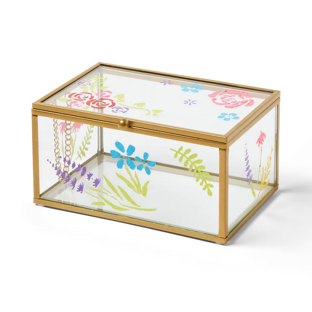 Glass Jewelry Box Painting Craft Kit - Image 3