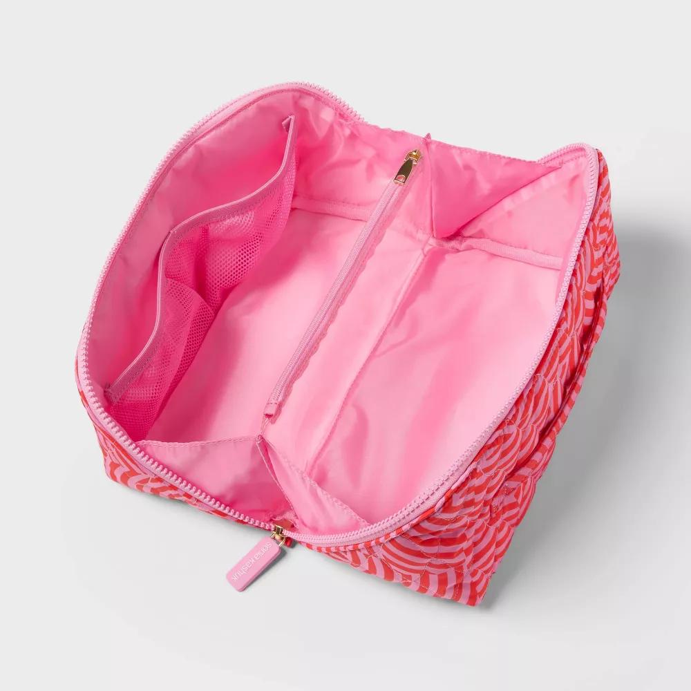 Diagonal-Zip Makeup Bag - Image 10