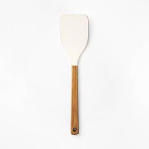 Acacia Wood/Silicone Turner Cream