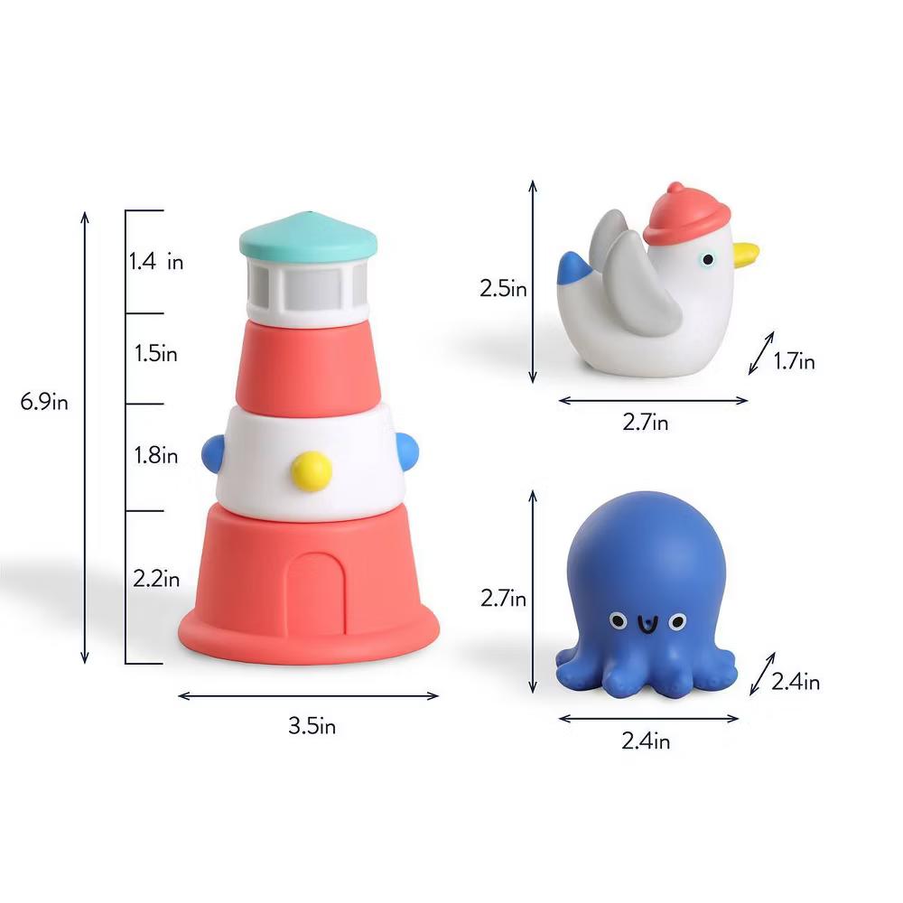 Nautical Bath Stack Set - 5pc - Image 3