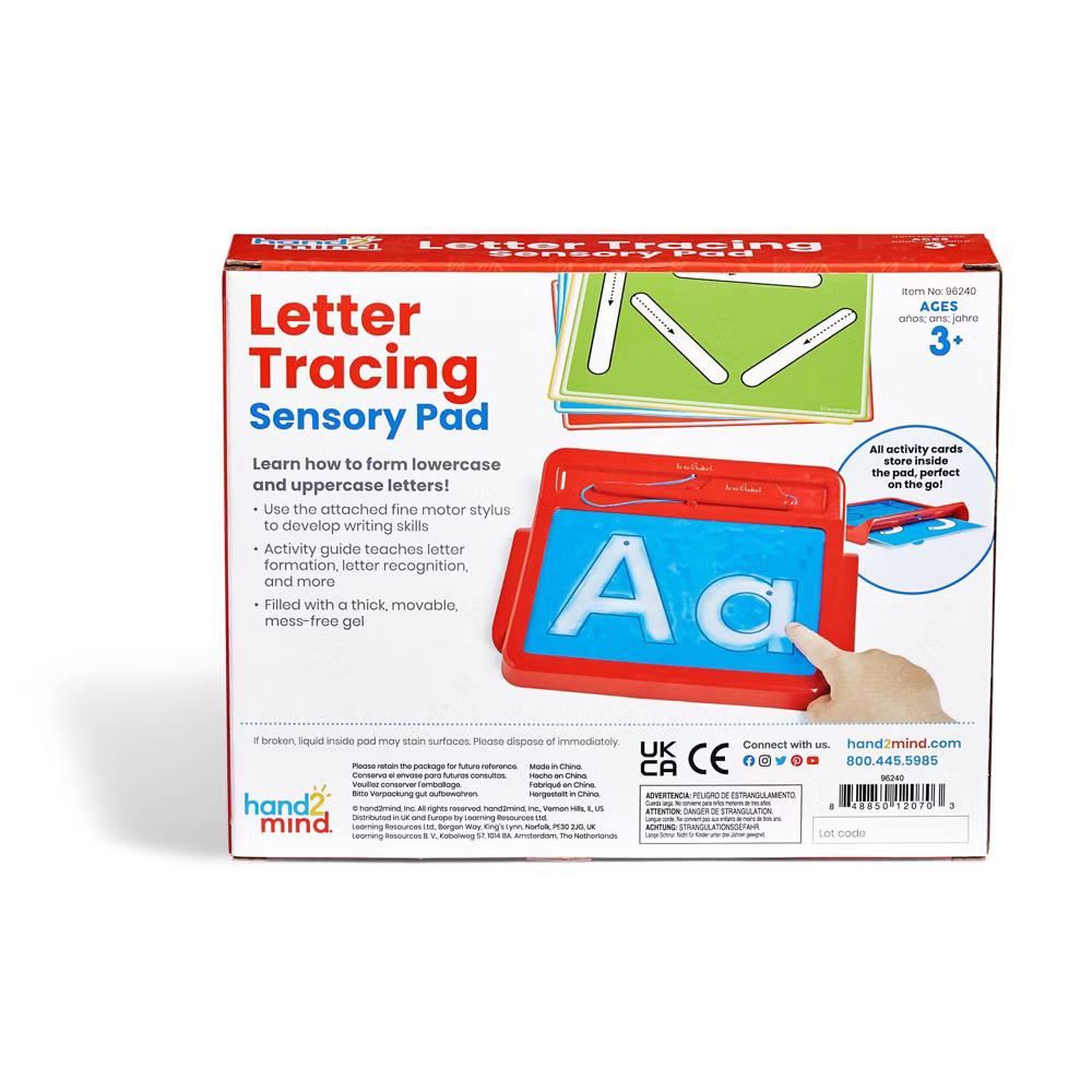 Hand2Mind Letter Tracing Sensory Pad: Preschool & Kindergarten Educational Reading Kit - Image 3