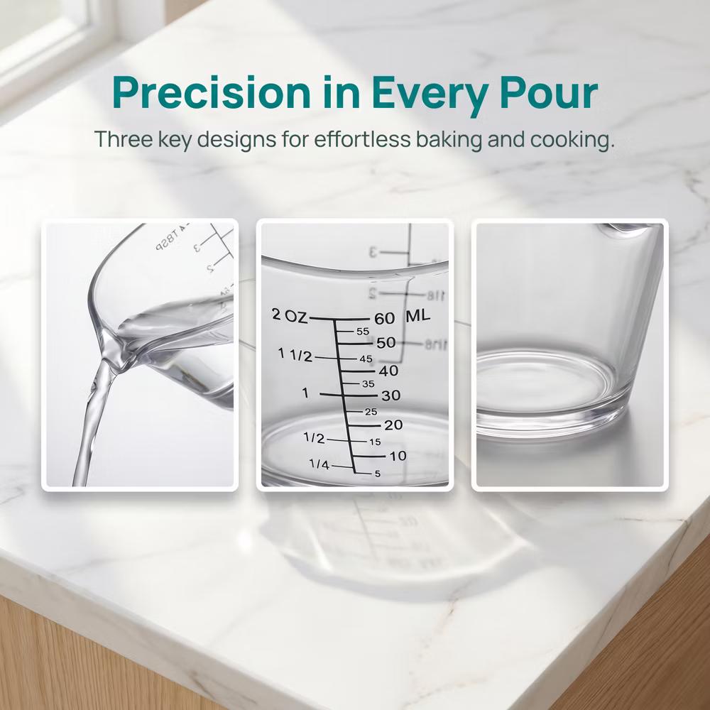 Measuring Cup, PS Material Measuring Cup for Everyday Kitchen Tasks Like Baking or Soup Making - Image 3