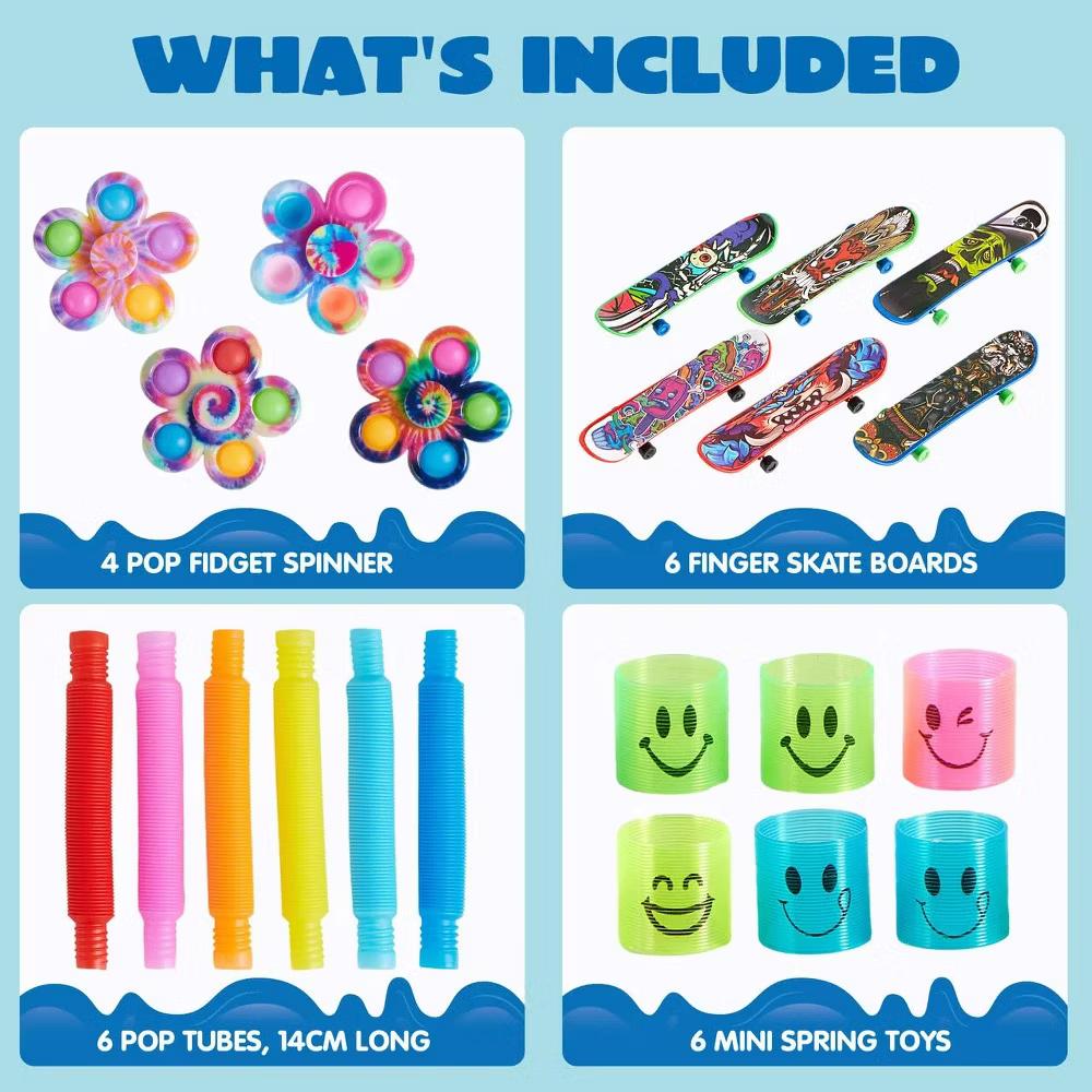 60 Pcs Party Favors, Popular Fidget Toys, Easter Birthday Goodie Bags Fillers for Kids Pinata Stuffers,Classroom Prizes - Image 7