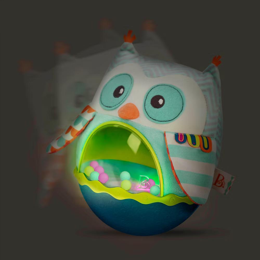 B. baby Roly-Poly Baby Toy - Owl Be Back: Sensory Development Toy for Infants - Image 2