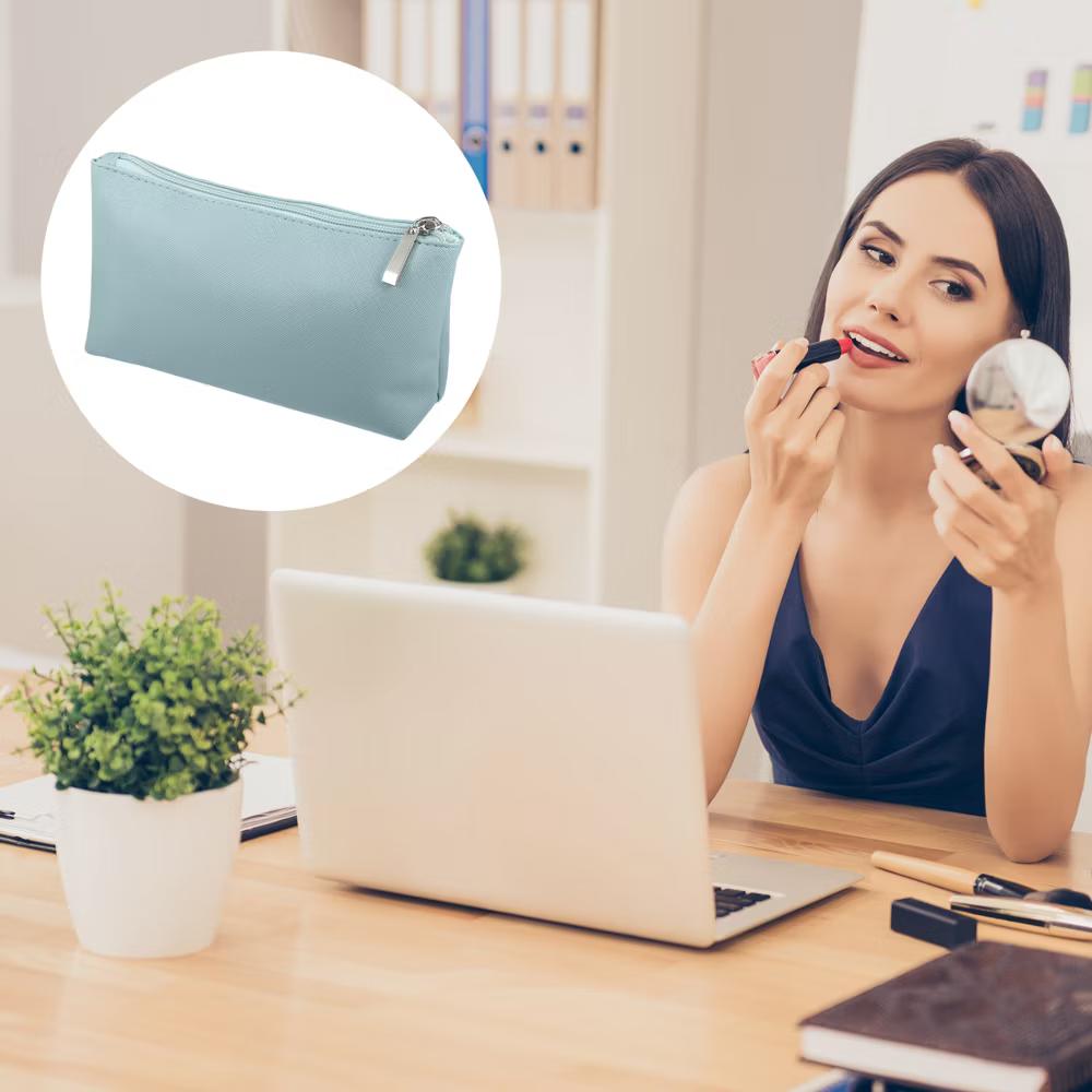 PU Leather Travel Portable Makeup Bag 1 Pc - Image 39