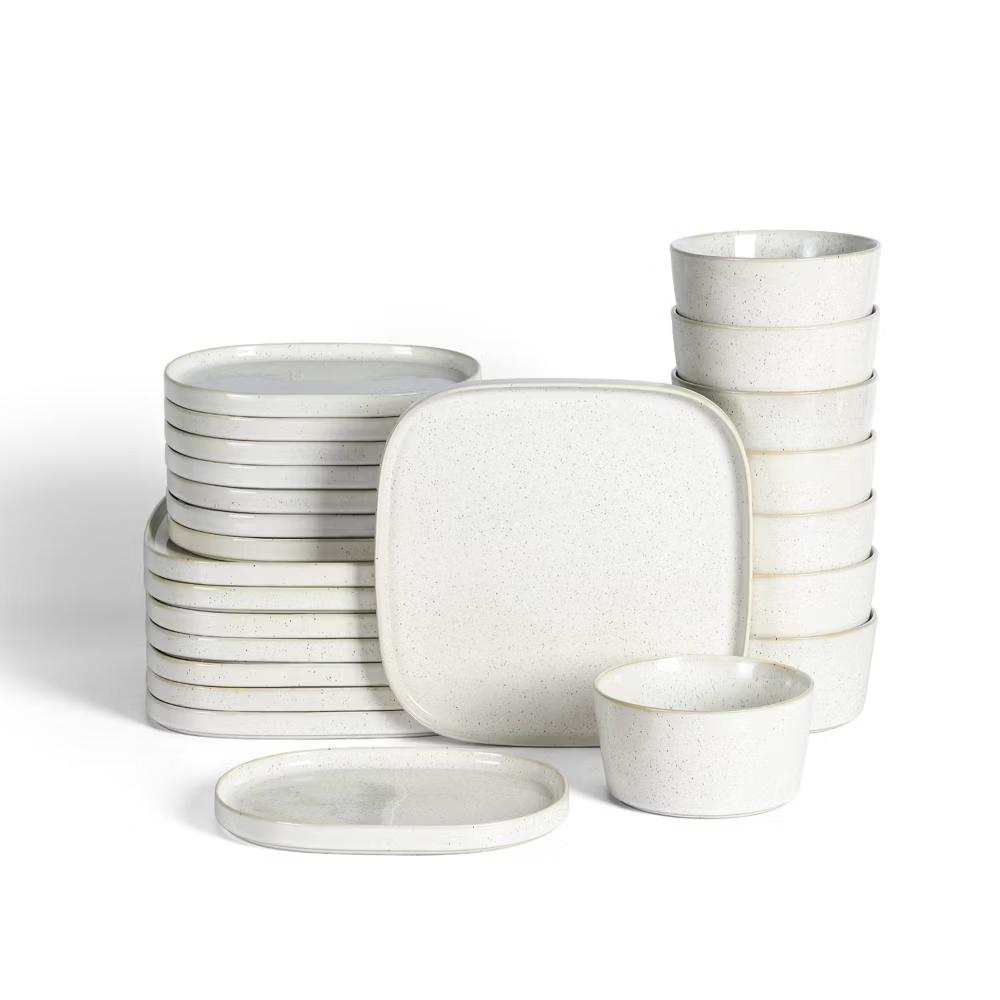 24pc Cairo Stoneware Dinnerware Set - Image 21