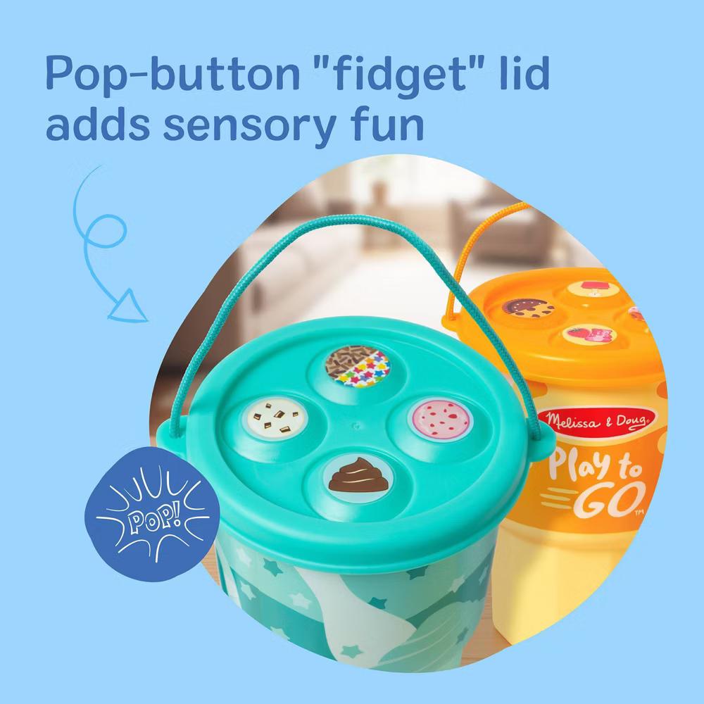 Play to Go 2-Pack: Cake and Cookies And Ice Cream, Play Food Travel Toys - Image 9