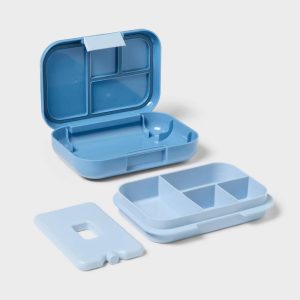 26 fl oz Food Storage Bento Box Blue