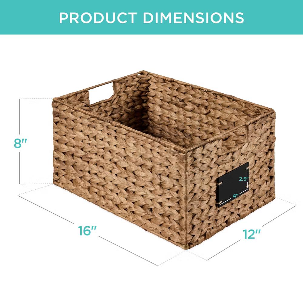 Set of Woven Water Hyacinth Baskets - Image 20