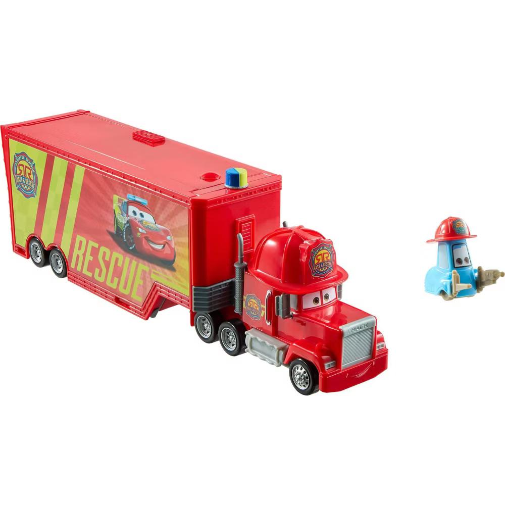 and Pixar Cars Mack Mobile Rescue Repair Center, Large-Scale Truck Transforms into Playset - Image 5