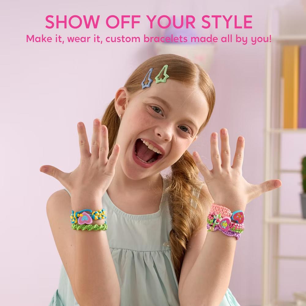 Klever Kits Friendship Bracelet Making Kit for Kids, Jewelry Making Kit DIY Arts & Crafts with 10 Knot Styles, Ideal Birthday Gift for Girls Ages 6-12 - Image 4