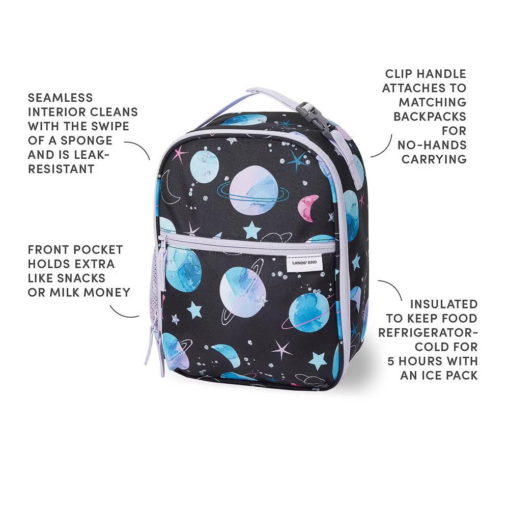 Lands' End Kids Insulated Soft Sided Lunch Box - Image 35