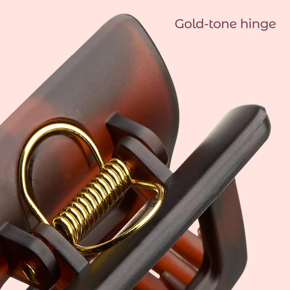 lüxe Statement Mini Rectangle Claw Clips - 2pcs: Hair Styling, Secure Hair, All Hair Types - Image 9