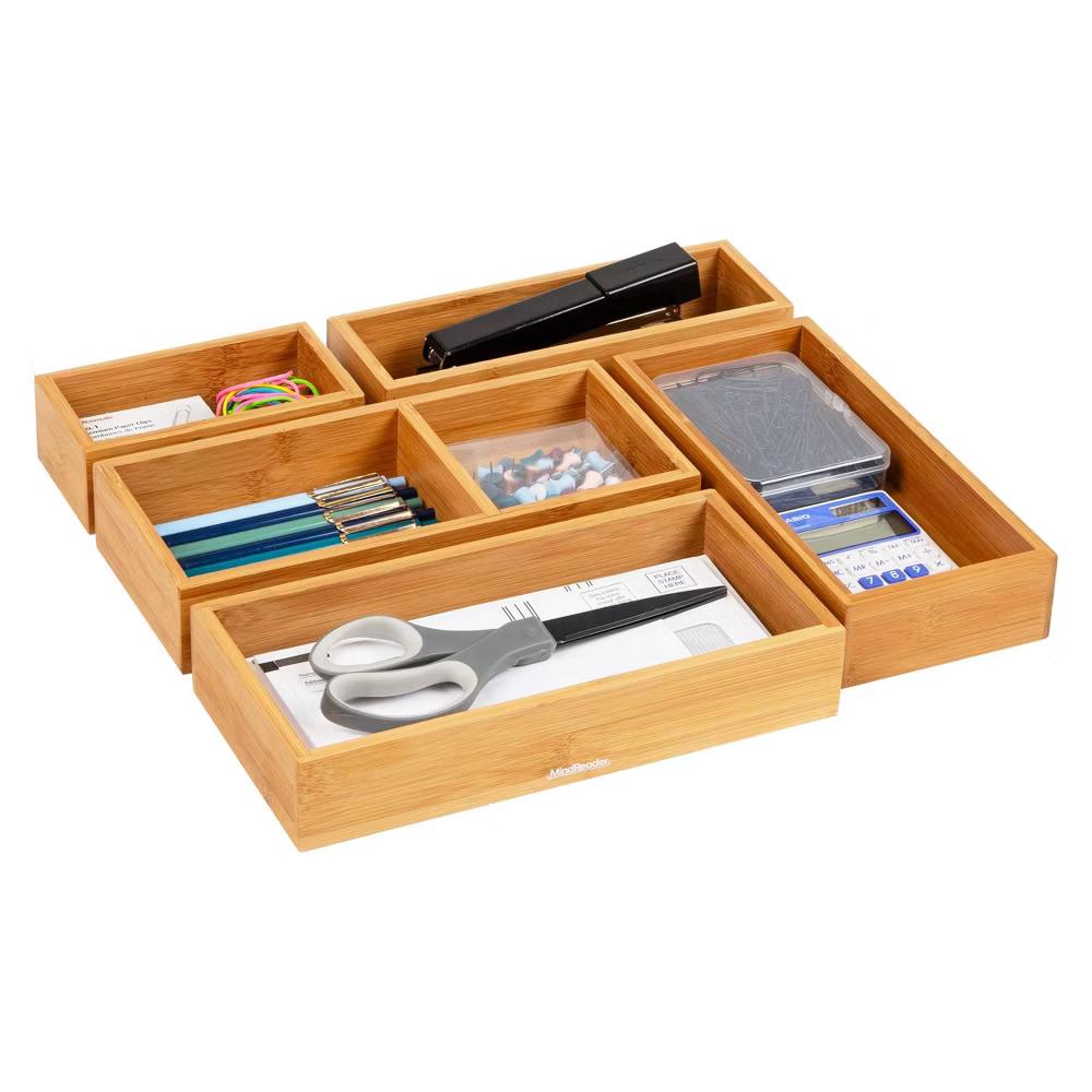 Rayon from Bamboo Desk Drawer Organizers Brown - Image 2