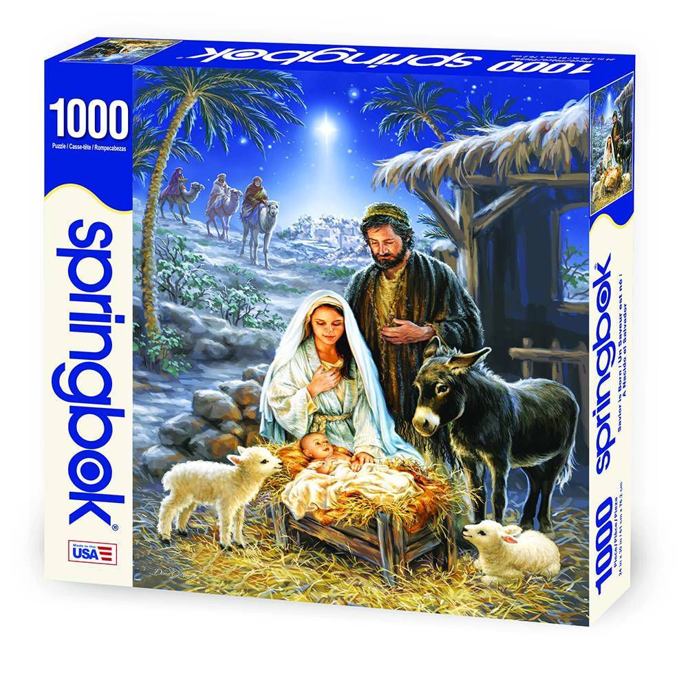 Savior Is Born Puzzle 1000pc: Jigsaw, Paperboard, Memory Skills, Fantasy Theme - Image 2
