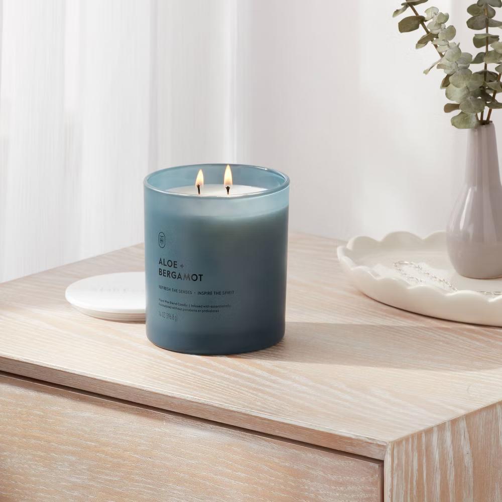 Wick Glass Jar Candle