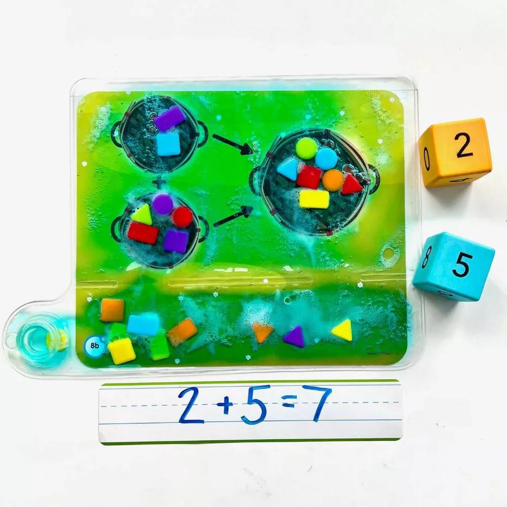 Hand2Mind Colors & Shapes Sensory Pad: Educational Tool for Preschool, 33-Piece Plastic Set - Image 3