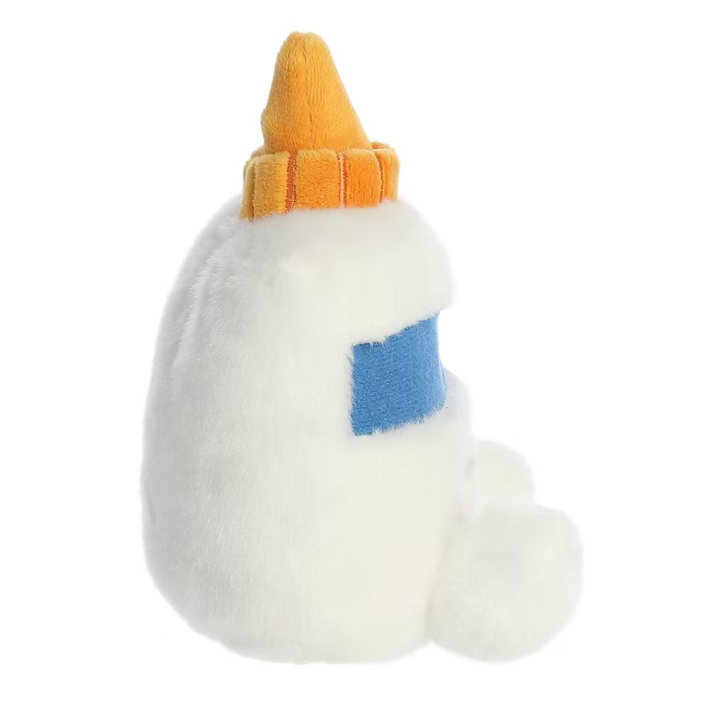 Mini Gooey Glue Palm Pals Adorable Stuffed Animal White 5" - Image 3