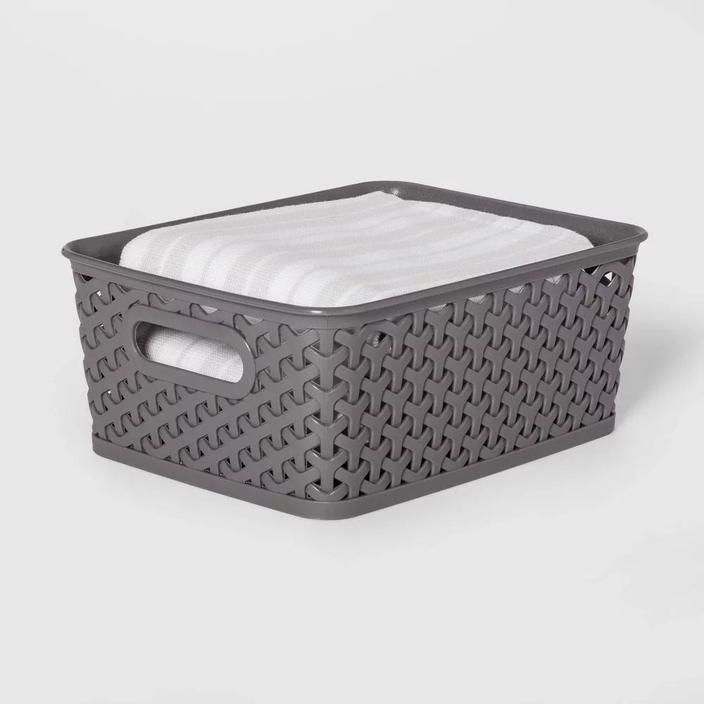 Y-Weave Small Decorative Storage Basket - Image 14