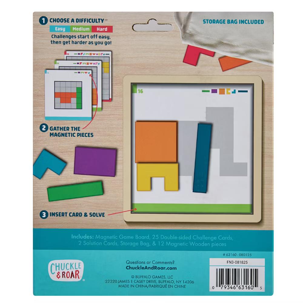 Travel Puzzle Patterns - Reusable Activity Puzzle On the Go Game for Kids Ages 6-8+ - Image 2