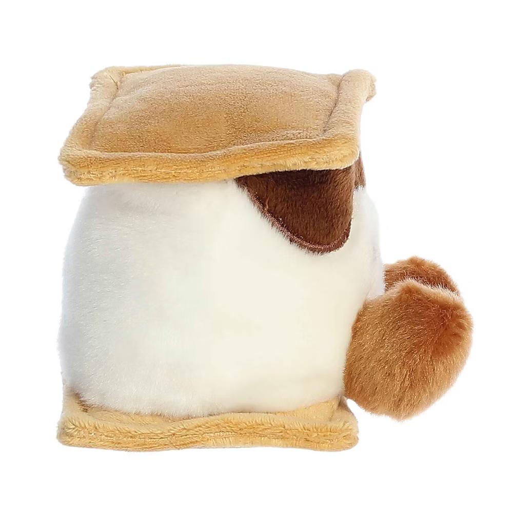 Mini Toastee S'more Palm Pals Adorable Stuffed Animal Brown 4.5" - Image 3