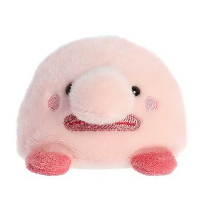 Mini Bart Blobfish Palm Pals Adorable Stuffed Animal Pink 5"